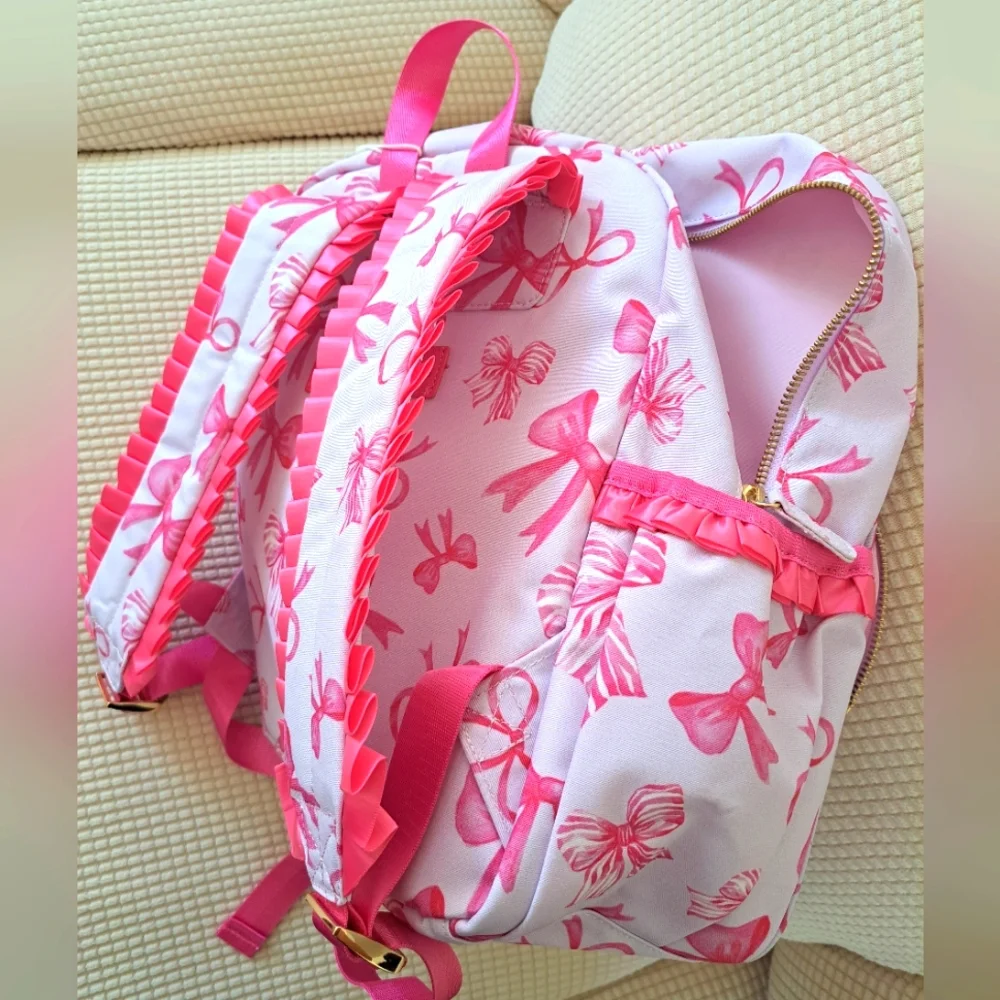 Pink Bow Kids Backpack